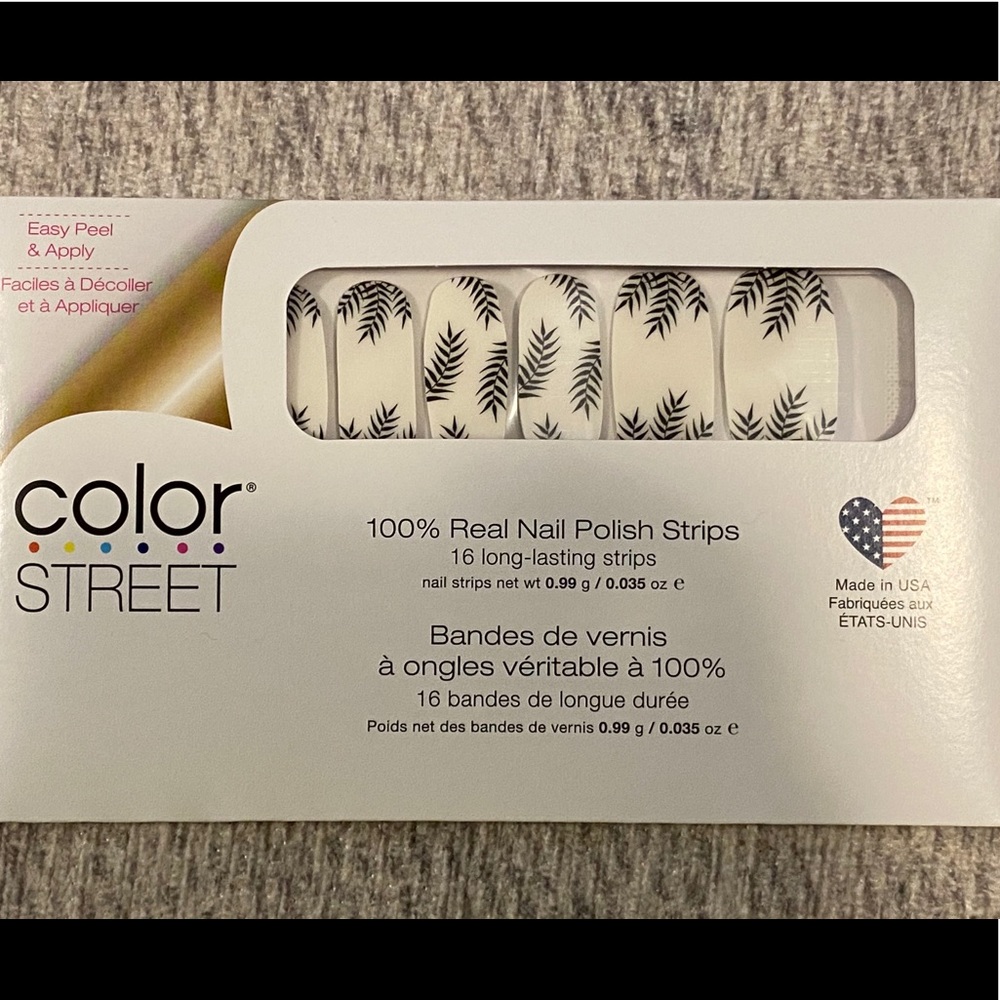 Color Street Nail Decal NWT Palm Before The Storm